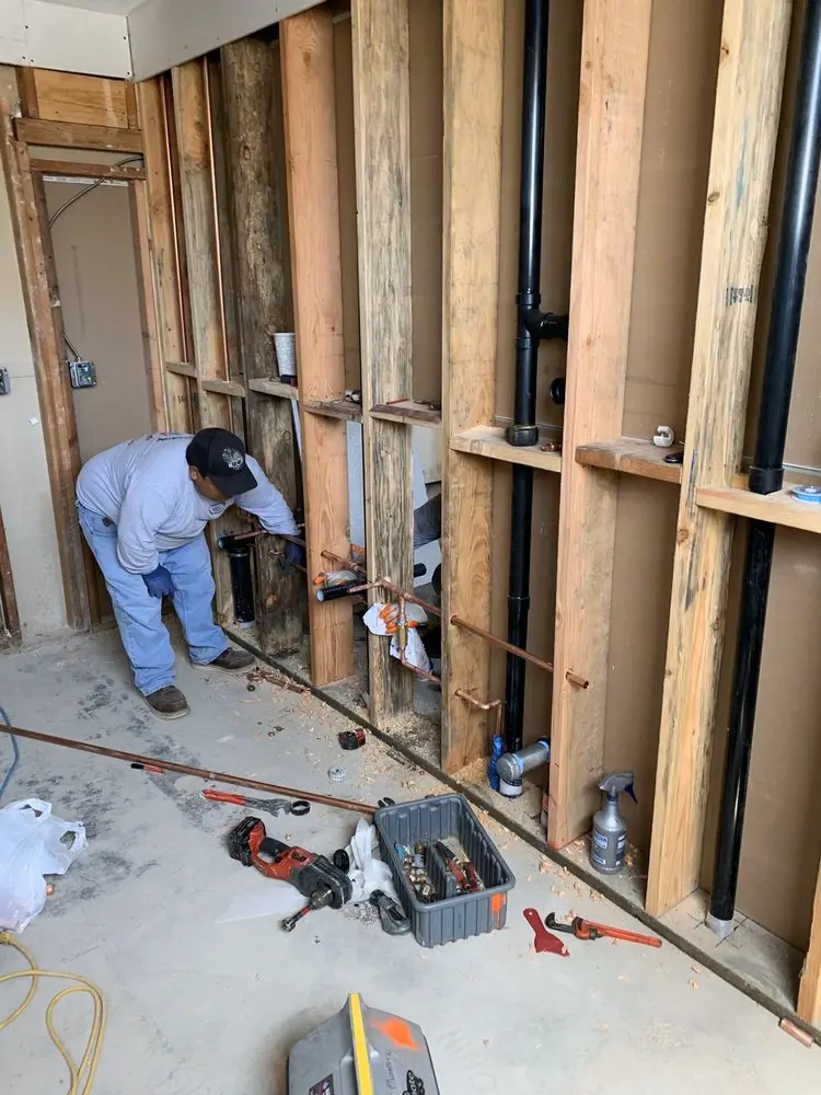 Commercial rough-in plumbing for Water Heater Replacement in Bowmantown